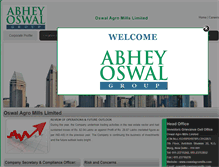 Tablet Screenshot of oswalagromills.com